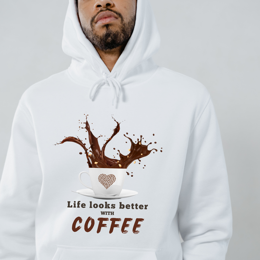 Coffee Lovers Heavy Hoodie Unisex, Sweatshirt, Gift for Him, Gift for Her