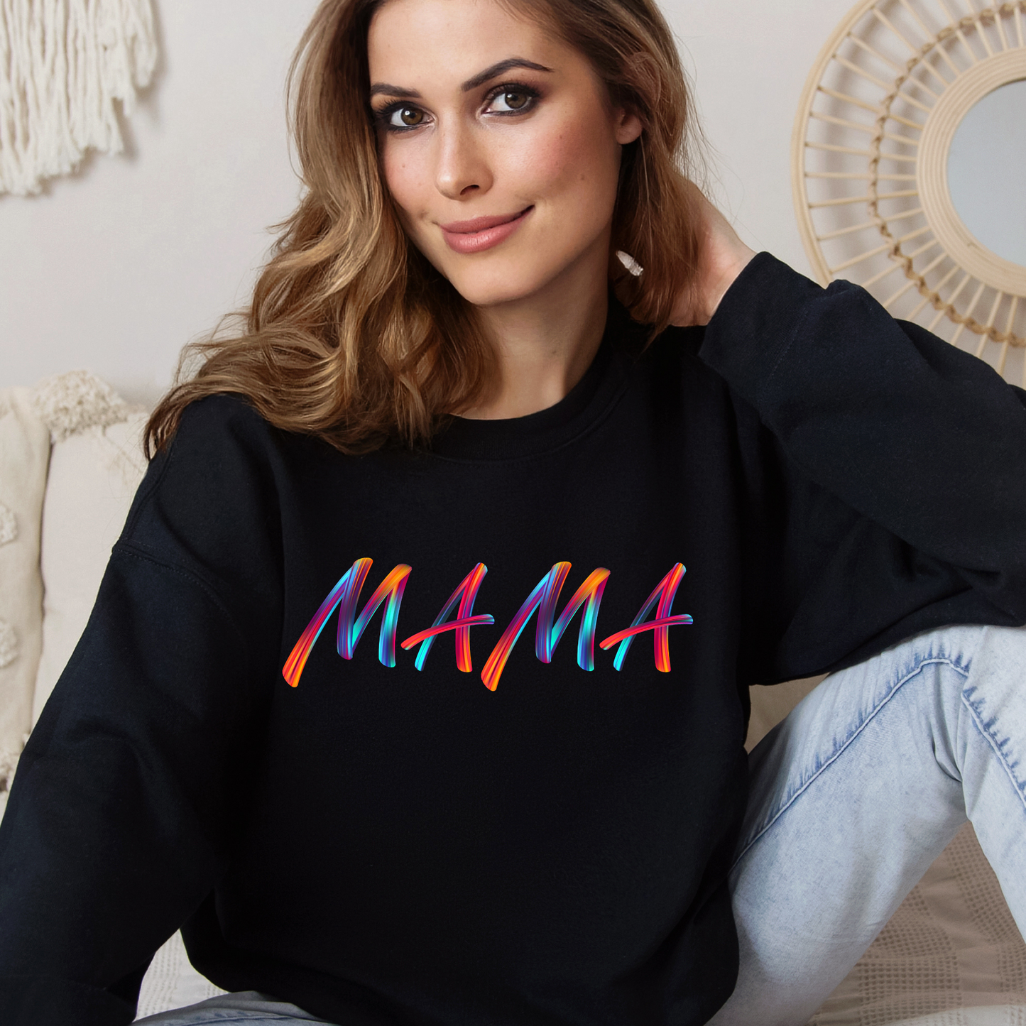 Mama Crewneck Sweatshirt - Unisex Sweatshirt - Matching Family Outfit